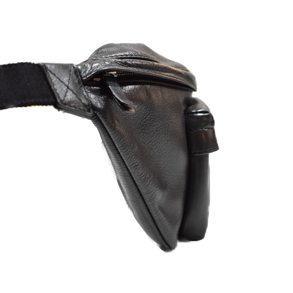 BALENCIAGA Belt Bag Black Leather - Picture 4 of 7